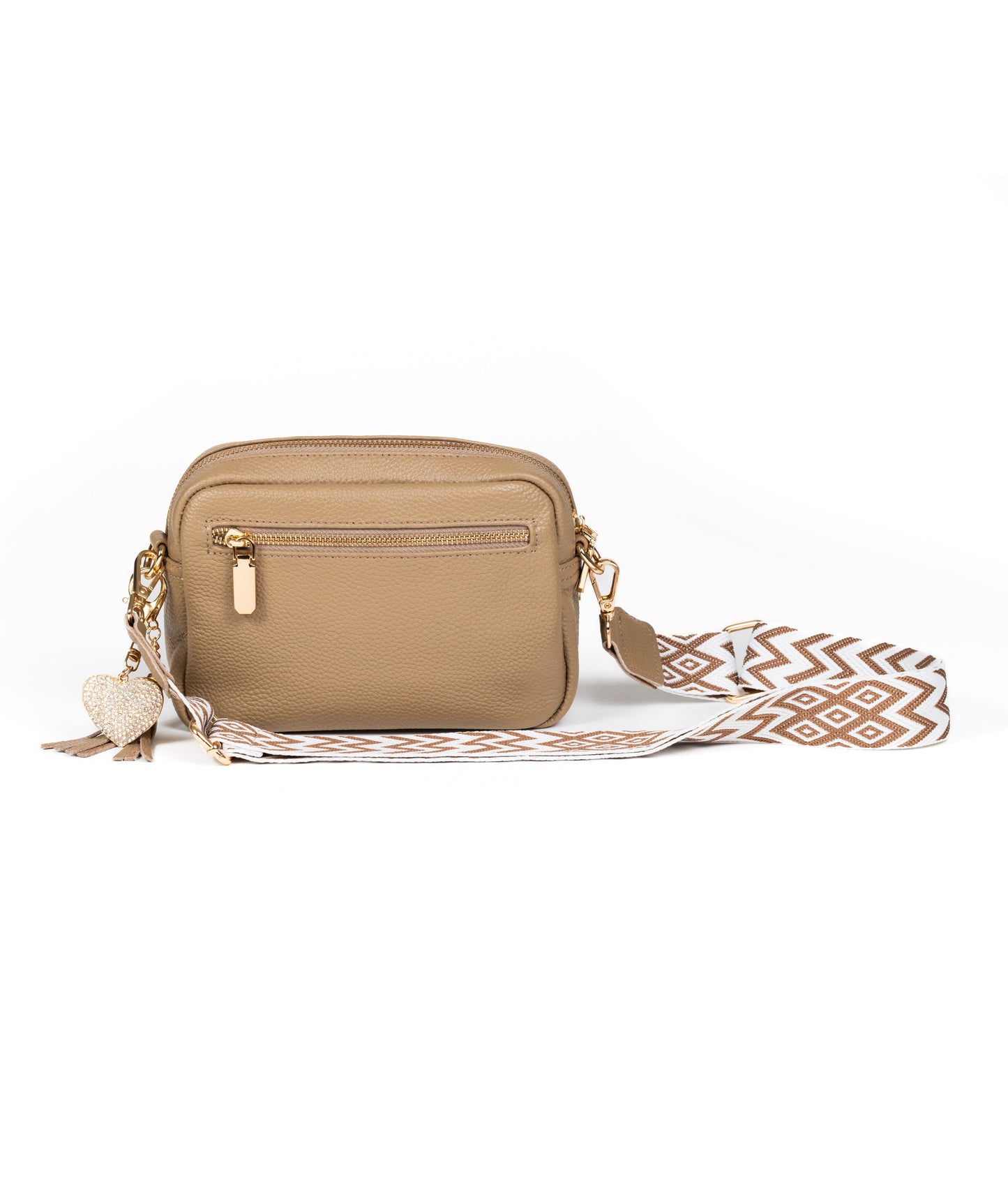 
                  
                    Julia Grant Genuine Leather Convertible Crossbody Bag - Camel
                  
                