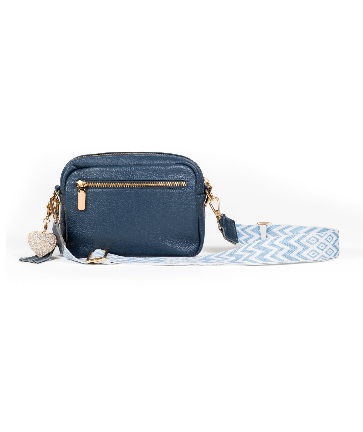 
                  
                    Julia Grant Genuine Leather Convertible Crossbody Bag - Twilight Blue
                  
                