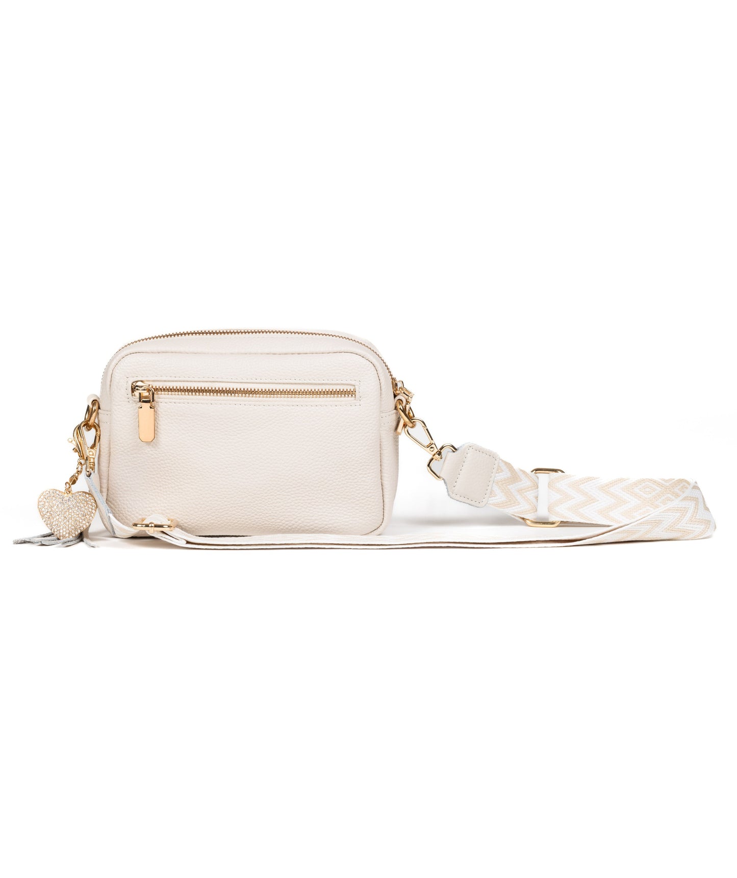 
                  
                    Julia Grant Genuine Leather Convertible Crossbody Bag - Seashell
                  
                